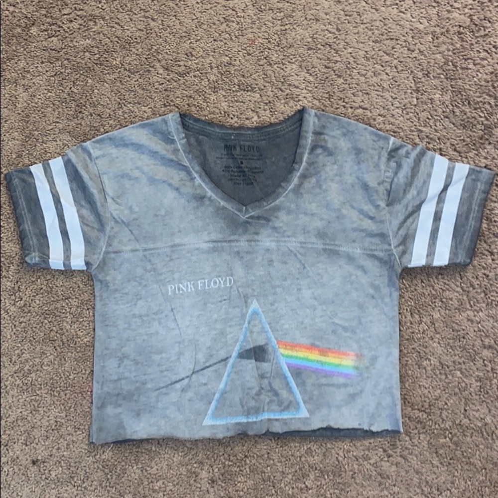 Pink Floyd cropped t-shirt